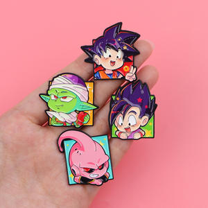 دبابيس معدنية مطلية بالذهب من YINI، شارات مخصصة منقوشة بتصميم كرتوني لشخصية وو كونغ، إكسسوارات حقائب إبداعية وفريدة - Product Image 4