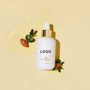 Set per la Cura della Pelle Sensibile dei Neonati <span class=keywords><strong>con</strong></span> Lozione Idratante a Base di Erbe e Vitamina C, Olio da Massaggio, Shampoo e Bagnoschiuma per Tutti i Tipi di Pelle - Product Image 5