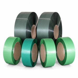 Fabricant de ruban de cerclage PET, fournit des bandes de cerclage en polyester vert, possibilité de personnaliser la largeur, l'épaisseur et la couleur. - Product Image 1