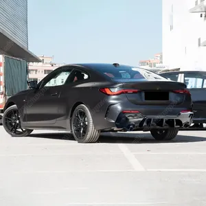Pour Série 4 G22 G23 Facelift M Sport 2020 2021 2022 2023 2024 Kit de modification du diffuseur de pare-chocs arrière et du becquet arrière automobile - Product Image 3