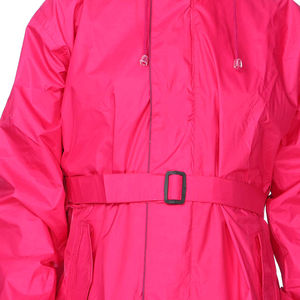 Veste d'hiver longue pour femmes personnalisable, nouvelle tenue de sport ajustée pour femmes avec capuche respirante, rembourrage en coton, coupe-vent décontracté - Product Image 4