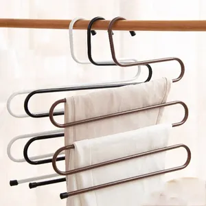 Perchero Multifuncional de 5 Niveles, Antideslizante, para Pantalones y Ropa, con Múltiples Funciones para Colgar y Almacenar - Product Image 1