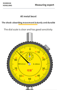 Hengliang Hoge Precisie Roestvrijstalen Digitale <span class=keywords><strong>Display</strong></span> Wijzerplaat Indicatormeter Elektronische Mechanische Aanwijzer Dieptemeter - Product Image 3