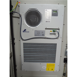 Armoire d'équipement extérieure grise étanche IP65 certifiée ISO/CE/RoHS, solution intégrée pour mini-abri télécom, montage au sol - Product Image 5