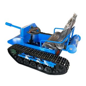 Veicolo Cingolato Elettrico Fuoristrada per Bambini Simile a un Go-Kart con Cingoli in Gomma Aggiornamento Antiribaltamento Nuove Condizioni Veicolo Utilitario da Spiaggia - Product Image 2