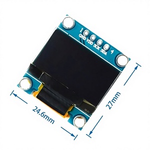 0.96 इंच नीला सफेद पीला-नीला दोहरी रंग iic संचार छोटे डिस्प्ले मॉड्यूल 51 एकल-चिप माइक्रोकंप्यूटर - Product Image 4