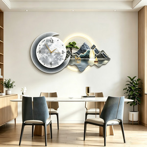 <span class=keywords><strong>Reloj</strong></span> <span class=keywords><strong>de</strong></span> Pared Decorativo Iluminado, Decoración del Hogar, <span class=keywords><strong>Reloj</strong></span> <span class=keywords><strong>de</strong></span> Pared <span class=keywords><strong>de</strong></span> Cuarzo Luminoso <span class=keywords><strong>de</strong></span> Lujo, Silencioso, con Luz para Sala <span class=keywords><strong>de</strong></span> Estar y Comedor - Product Image 3