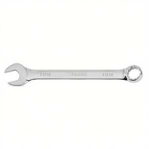 Fervi Combination <b>Wrench</b> 11/16 Inch Chrome Plated Mirror Polished - Product Image 2