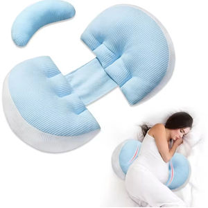 <span class=keywords><strong>Almohada</strong></span> de <span class=keywords><strong>Embarazo</strong></span> en Forma de <span class=keywords><strong>Cuña</strong></span>, <span class=keywords><strong>Almohada</strong></span> de Maternidad Ajustable para Dormir, Soporte para Piernas, Espalda, Rodillas, Almohadas de Viaje para Embarazadas - Product Image 1