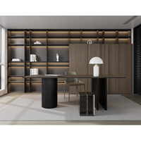 Nouvelle conception de meubles de bureau insonorisés, ensembles de table et de chaise de bureau en bois, personnalisation de la maison entière, meubles