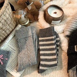 Women's Autumn <b>Winter</b> Thick Mid Calf <b>Socks</b> Cotton Thermo Sweat Absorbing Lounge <b>Socks</b> For Youth 18 40 Years Old - Product Image 2