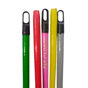 High Quality 120cm Wooden Handle PVC Broom and Colorful Plastic Dustpan Eco-friendly Durable Home Cleaning Tools Set - Product Image 3