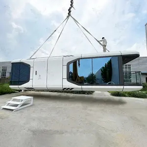 Personalizza le cupole in cemento tegole yurta Winter House case prefabbricate Container Office Event Rental Items Shed