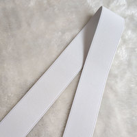 Bande élastique blanche en caoutchouc dur de 2 cm, 3 cm, 4 cm, 5 cm, fournie par le fabricant EW001