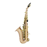 SEASOUND OEM Professional Soprano Saxophone Wind Instrument JYSS100PC Brass Curve Bell Foldable Adjustable BB Waterproof Case