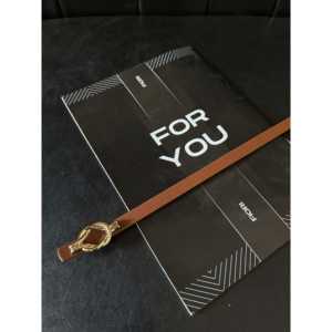 Cinturón de cuero fino con hebilla de serpiente para mujer, cinturón informal para vestido o chaqueta, hebilla de aleación, tamaño estándar - Product Image 3