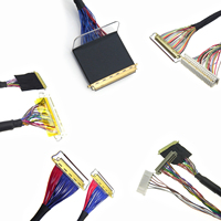 OEM ODM 20347-30-SET-0250L 30 broches 30 broches Connecteur Edp Câble Lvds Faisceau de câbles Assemblage
