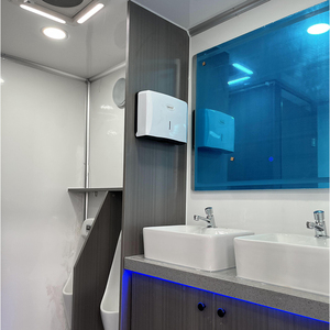 Inodoro móvil portátil para acampar, remolque para baño, hecho de Panel sándwich duradero para uso en exteriores - Product Image 4