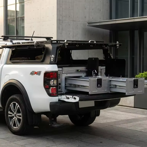 Sistema de Cajones Deslizantes Profesionales de Aluminio <span class=keywords><strong>para</strong></span> Cocina con Fregadero y Estufa <span class=keywords><strong>para</strong></span> Camioneta, Base Móvil, Caja de Almacenamiento Resistente <span class=keywords><strong>para</strong></span> Ute - Product Image 1