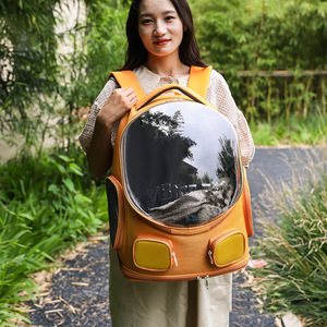 Portable Outdoor <b>Backpack</b> Large Capacity Space Capsule Design Panoramic View Breathable <b>Cat</b> Dog Bag - Product Image 1