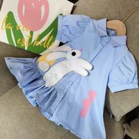 Robes d'été décontractées pour filles, imprimé animal, mignonnes, nouvelle mode 2025, vêtements pour enfants