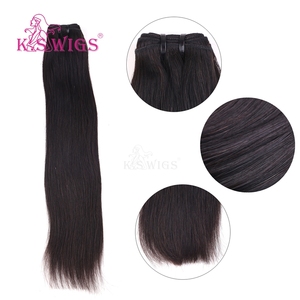 Extensiones de Cabello Humano Remy Chino Virgen 100% de Doble Trama, Sin Enredos, Duraderas y Lisas, de Fábrica OEM K.S WIGS, Venta al Por Mayor - Product Image 2