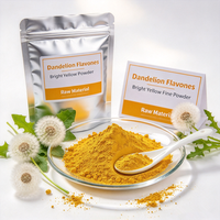 Poudre d'extrait de flavone de pissenlit en vrac, ingrédient végétal naturel pour les formules de compléments alimentaires, approvisionnement direct du fabricant