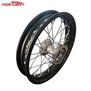 Nuevo Conjunto de Rueda Delantera para Motocicleta KB de 1.60X12 Pulgadas con Llanta de Hierro y Freno de Disco, con 1 Año de Garantía - Product Image 1