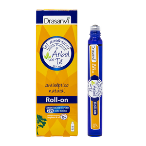 Aceite Esencial de Árbol de Té de Grado Terapéutico Drasanvi, Roll-On de 10 ml, Set Hidratante con Aceites de Jengibre y Lavanda, Prensado en Frío - Product Image 1