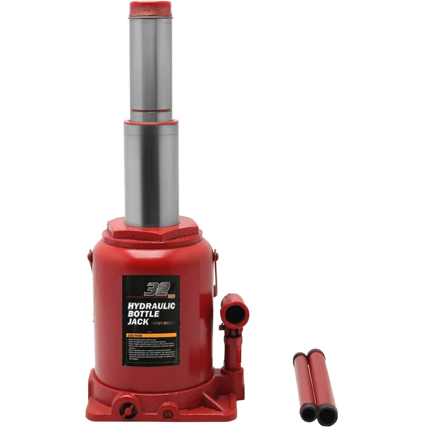 Автомобильный подъемник, гидравлический бутылочный домкрат, 32 тонны, двойной домкрат, сверхмощный