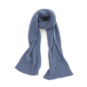 Écharpes en gros pour couples, nouveautés 2025, cadeaux pour couples, automne-hiver, unies, fines, larges, côtelées, en acrylique tricoté, longues, pour hommes et femmes - Product Image 1
