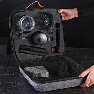 Portable Pour Over Coffee Maker Set 600Ml With Kettle Grinder Camping Coffee Equipment <b>Gift</b> <b>Box</b> - Product Image 1
