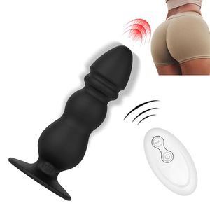 Vendita calda in Silicone <span class=keywords><strong>anale</strong></span> <span class=keywords><strong>anale</strong></span> Plug vibratore <span class=keywords><strong>anale</strong></span> biancheria intima <span class=keywords><strong>anale</strong></span> Plug vibratore per maschio massaggio di testa - Product Image 1