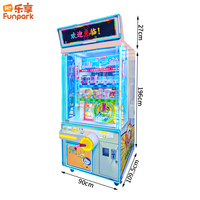 Máquina de Juego Arcade de Bolas de la Suerte con Iluminación LED Vibrante de Alta Calidad, Operada con Monedas, Luz de Neón, CE RoHS para Arcade