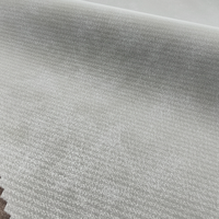 Tissu en microfibre suédée douce de qualité supérieure, tricoté en PU, 300 GSM, pour vestes et manteaux