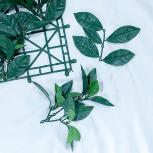 Paredes Verdes Artificiales de Estilo Libre Más Populares, Hojas Tropicales, Plantas Mixtas, Arbustos Artificiales para Decoración - Product Image 4