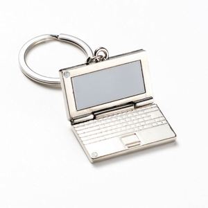 Llavero de Metal Ligero con Logotipo Personalizado Vintage al por Mayor, Mini Laptop 3D de Aleación, Teclado Plegable con Pantalla LCD, Resistente al Agua - Product Image 3