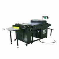 Machine de revêtement UV à rouleaux électrique haute vitesse Double100, la plus vendue, 18 m/min, pour vernis laque, avec emballage en bois pour albums photo