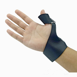 Gants de protection pour les doigts en cuir de vachette pour tir à l'<span class=keywords><strong>arc</strong></span>, pour adultes, pour <span class=keywords><strong>arc</strong></span> classique, tir sur cible 3D, chasse - Product Image 6