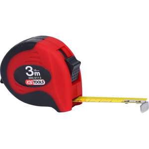 KS TOOLS - 300.0114 Mètre ruban avec dispositif de verrouillage et clip de ceinture-EAN 4042146258330 TAPE MEASURE - Product Image 1