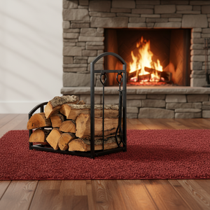 Porta Legna in Legno Stile Australiano Robusto per Parco Pubblico, con Giunti Saldati al Laser di Precisione, Resistente alla Ruggine, con Attrezzi - Product Image 5