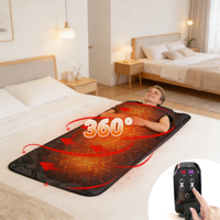 Couverture de sauna infrarouge lointain ZT OEM à double fermeture éclair haute sécurité pour la perte de poids et l'amélioration du sommeil à domicile, couverture thermique de sauna