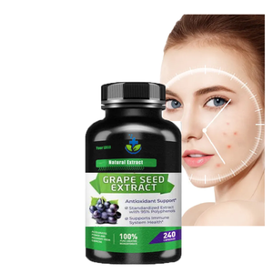 Private Label OPC Antioxidant <strong>Grape</strong> <strong>Seed</strong> Oil <strong>Capsules</strong> 500mg Natural Supplement <strong>Grape</strong> <strong>Seed</strong> <strong>Extract</strong> <strong>Capsules</strong> - Product Image 1
