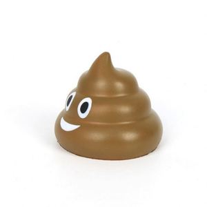 Jouet anti-stress en forme de crotte en mousse PU souple avec logo personnalisé et design unique - Product Image 2