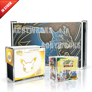 Custodia in acrilico trasparente per Pokémon 30° Anniversario Elite Trainer Box con magnete N52 potente, per ETB e Booster Box - Product Image 1