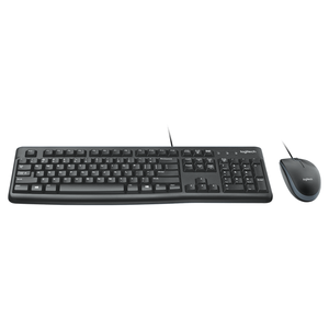 Combo de Teclado y Ratón con Cable Logitech <span class=keywords><strong>MK120</strong></span> Original, Ratón Óptico USB Plug and Play para Oficina en Casa, PC de Escritorio - Product Image 2