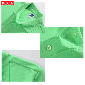 Vente en gros de t-shirts polo à manches courtes polo blanc pour hommes polyester coton brodé imprimé polos personnalisés pour hommes - Product Image 3