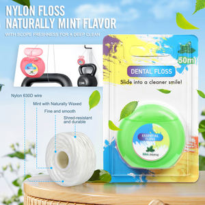 Umwelt freundliche <span class=keywords><strong>Flosser</strong></span> Minze oder andere Fruchtaromen Seiden zahnseide Nylon Zahnseide - Product Image 2