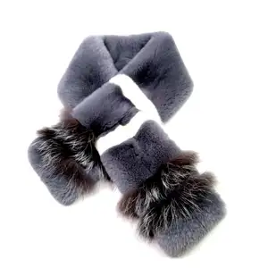 hign quality wholesale simple style fake winter fur scarf