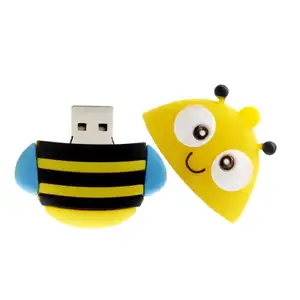 Cheap High-Quality Cartoon Animal Shaped Pvc Usb Flash Drive 2gb 4gb 8gb 16gb 32gb 64gb 2.0 3.0 Memory Stick Suspension Driver